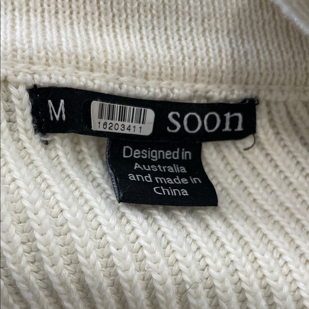 SOON Maternity Jenni Polo Sweater, M - Picture 4 of 14